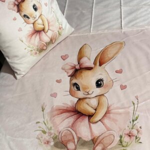 Cobertor de cuna Conejita Bailarina